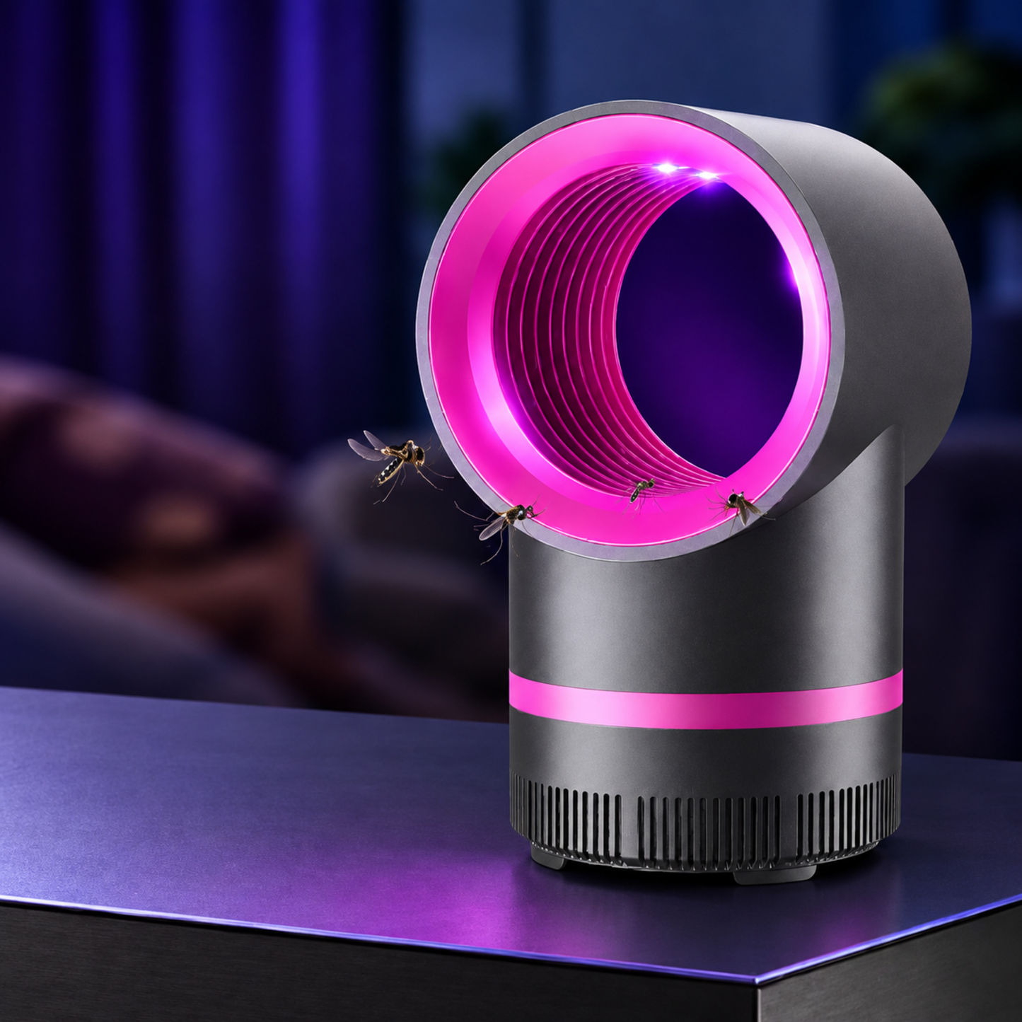 USB Mosquito Killer Lamp with UV Suction Fan Trap