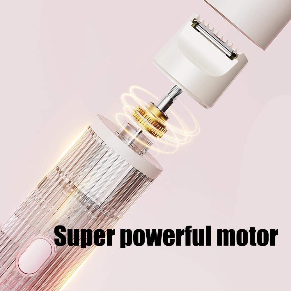 Double Head Electric Shaver – Portable USB Rechargeable Hair Remover for Women