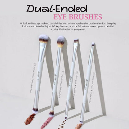 Jessup Makeup Brushes Set 7pcs Dual Ended