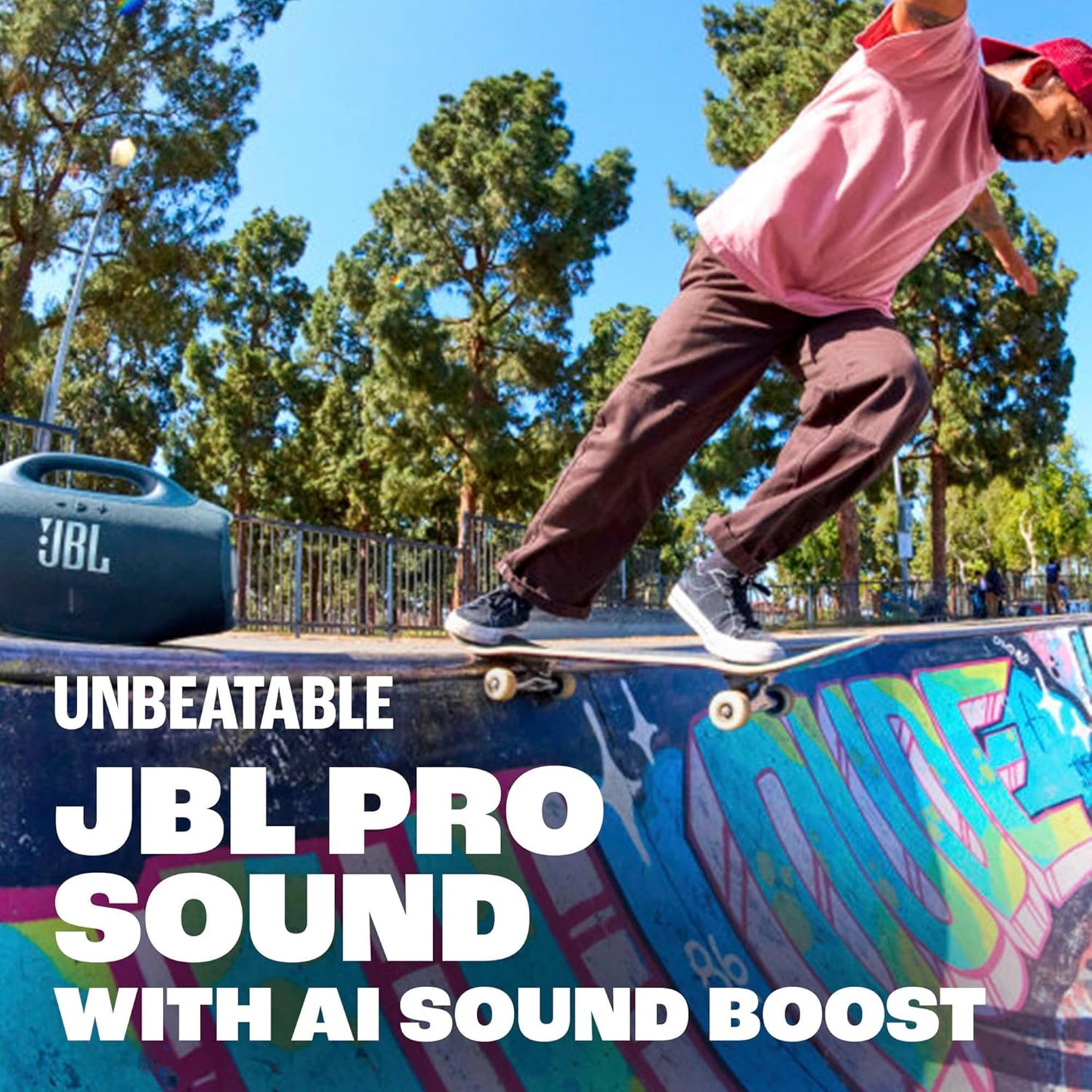 Most Powerful Waterproof Speaker with Massive Pro Sound, 34 Hours Battery | Boombox 4