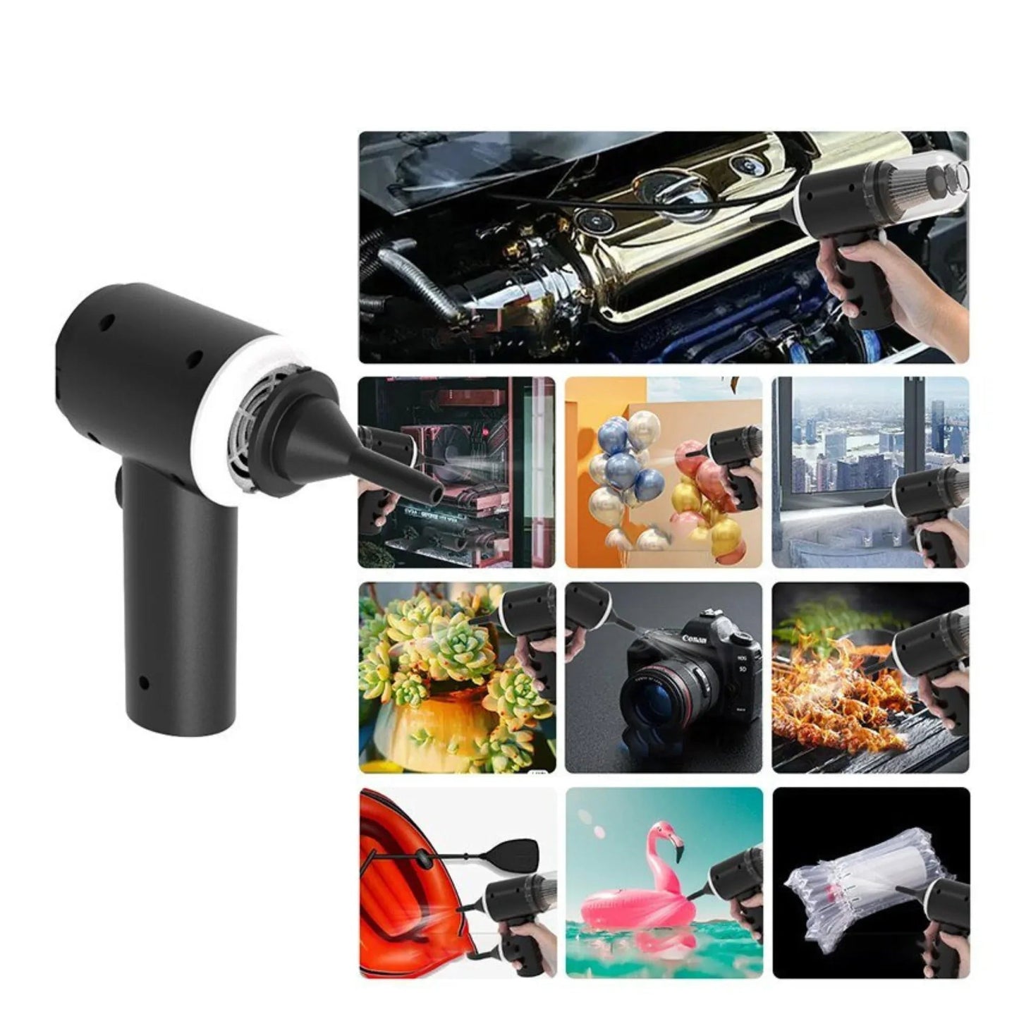3-in-1 Smart Portable Vacuum & Air Blower Cleaner Pro