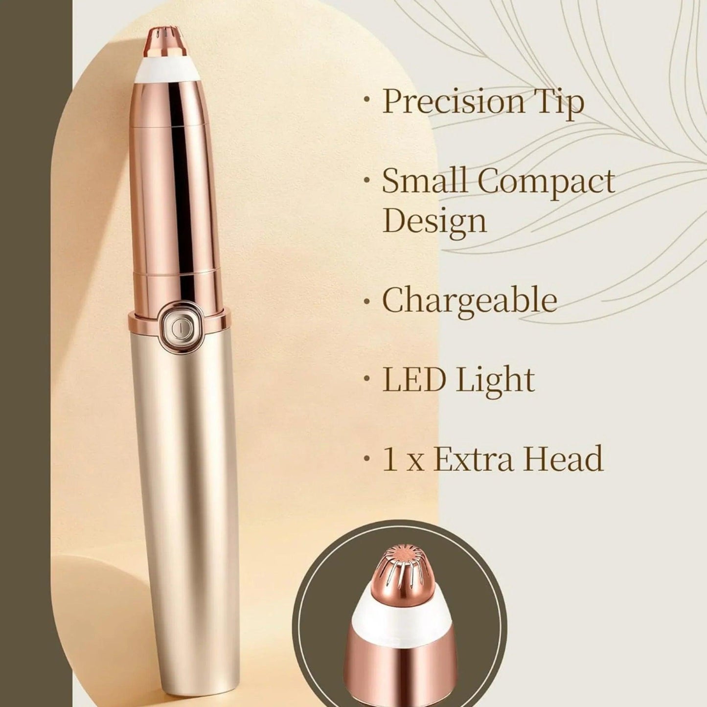 Facial Hair Removal Device for Eyebrows/Lips/Face